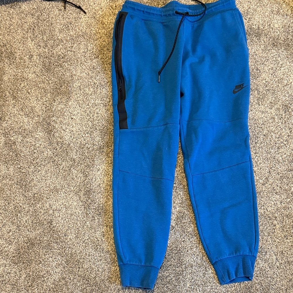 Nike Kids Royal Blue Joggers with Black Accents